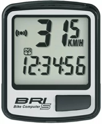 картинка Велоспидометр STELS BRI-5 (5 функций) серый 