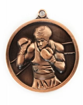 картинка Медаль Larsen бокс 50 мм бронзовая 