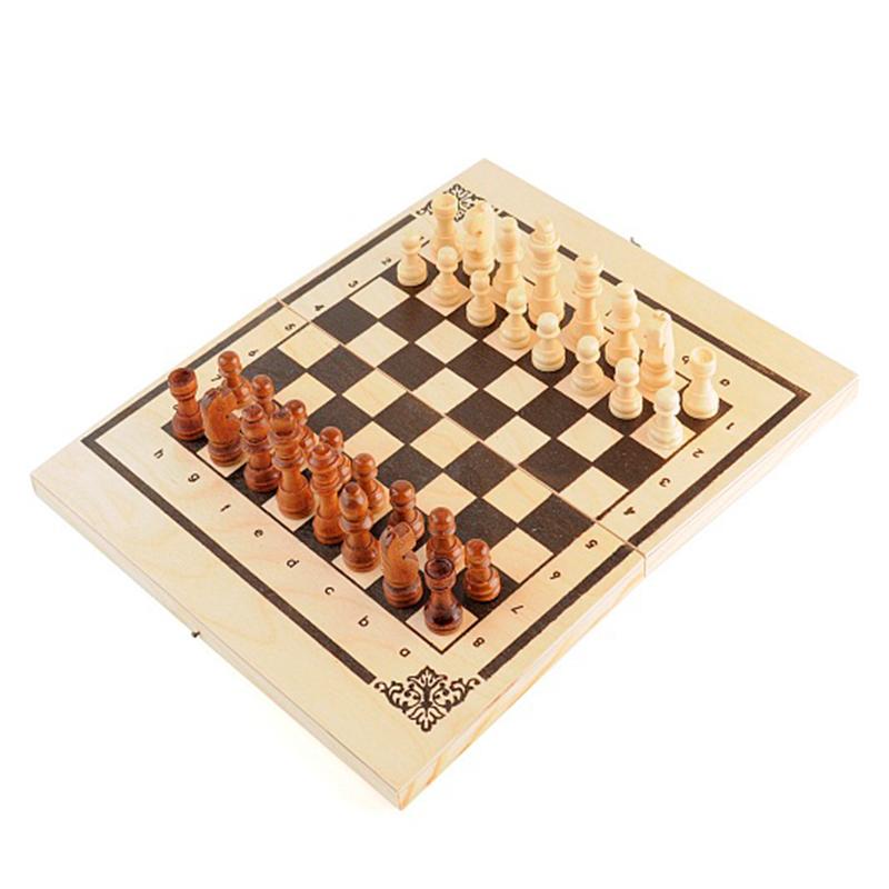 Шахматы Larsen походные лакированные 250*145*35 от магазина Супер Спорт