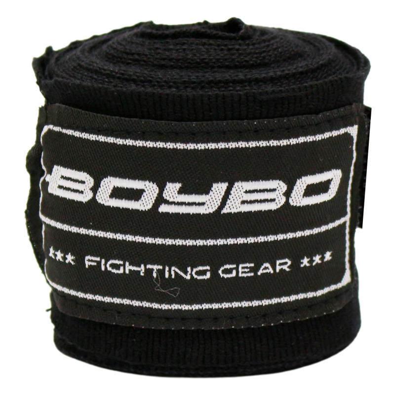 Бинты BoyBo 4,5 хлопок-эластан черный от магазина Супер Спорт