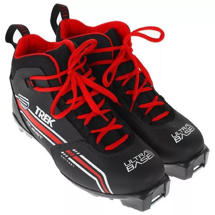 Ботинки лыжные TREK Quest 2 NNN черный красный от магазина Супер Спорт